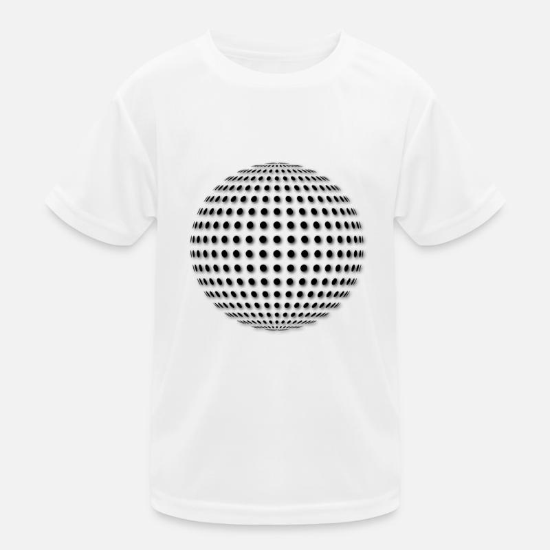 Diskokugel Kinder Funktions-T-Shirt