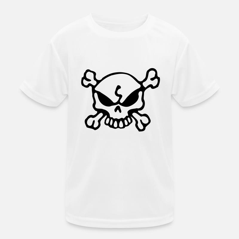 Bad Skull Kids Functional T-Shirt