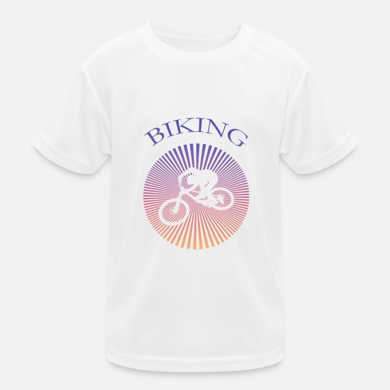 biking Kinder Funktions-T-Shirt