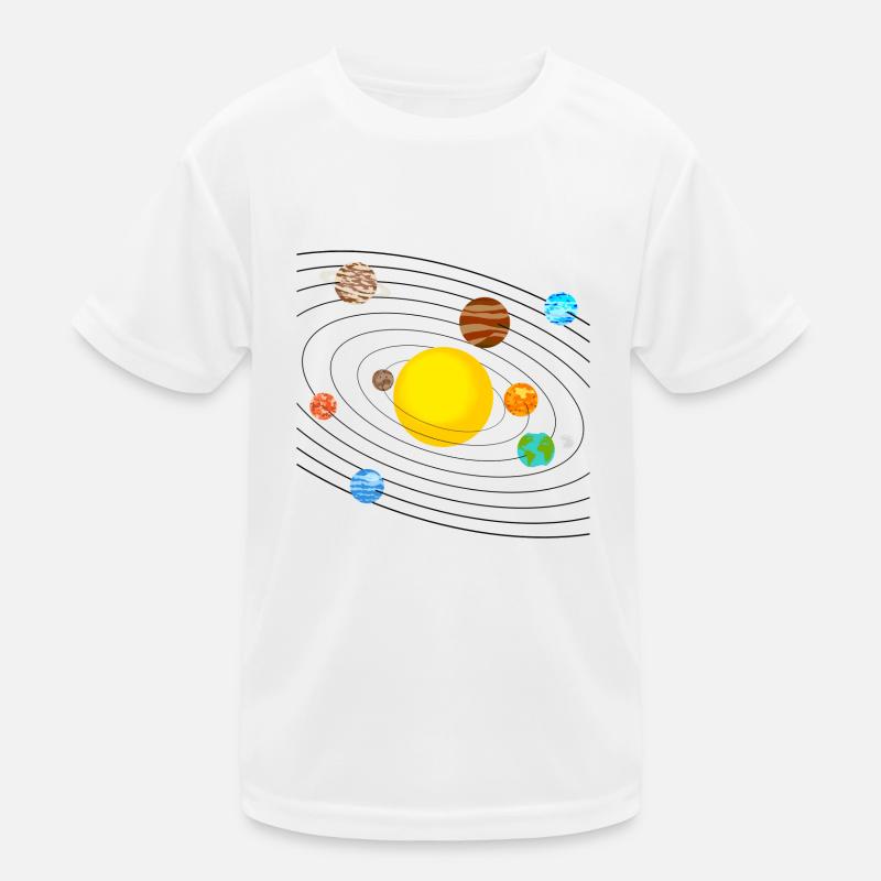 solar system Kids Functional T-Shirt