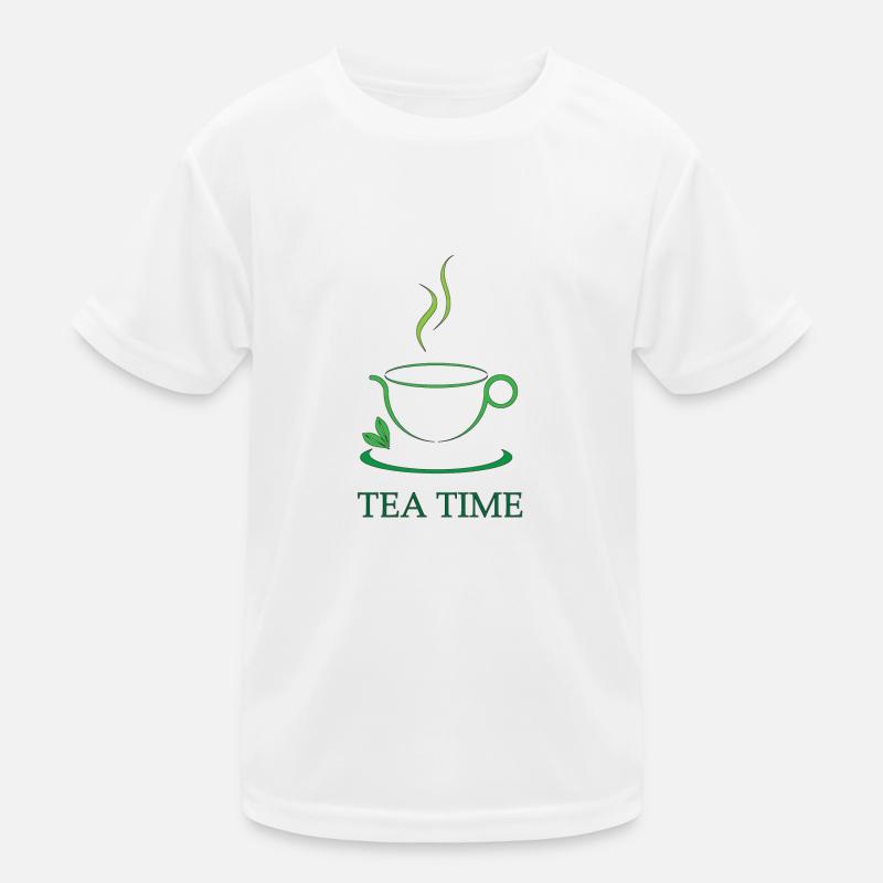Teatime Tee Tee-Liebe Tee-Zeit Kinder Funktions-T-Shirt