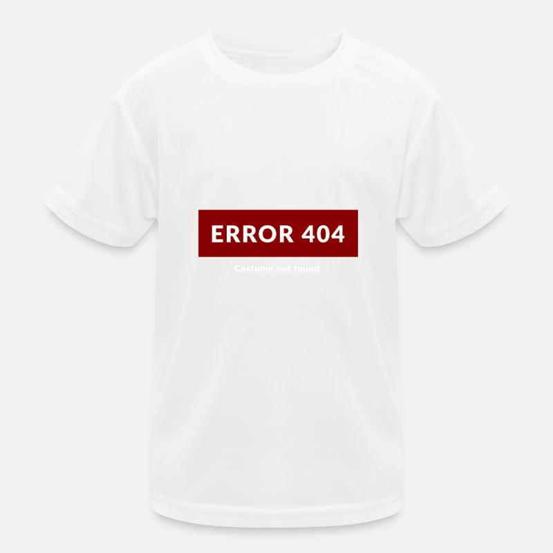 Costume Muffle - Error 404. Costume not found Kids Functional T-Shirt