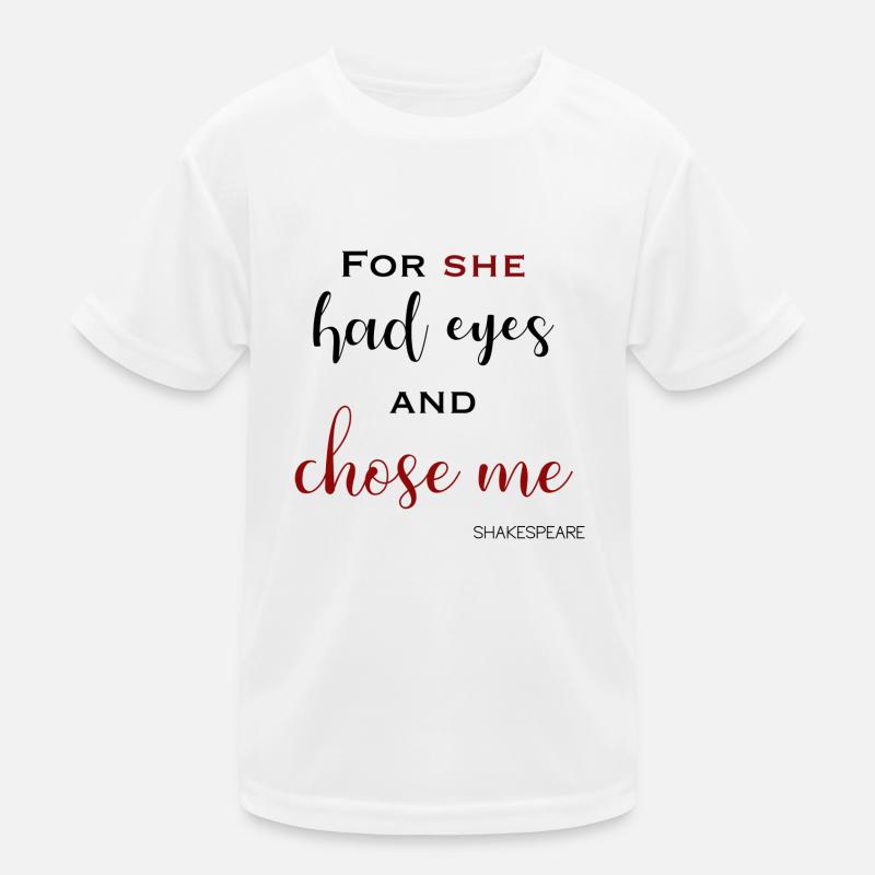 Phrase de Shakespeare T-shirt sport Enfant
