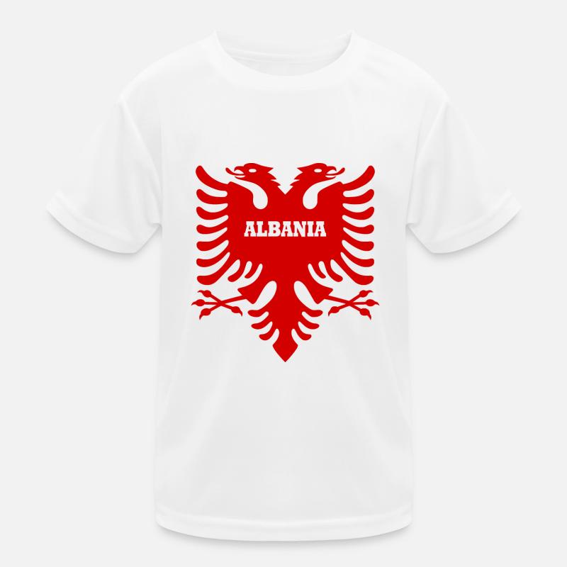 Albanien Kinder Funktions-T-Shirt