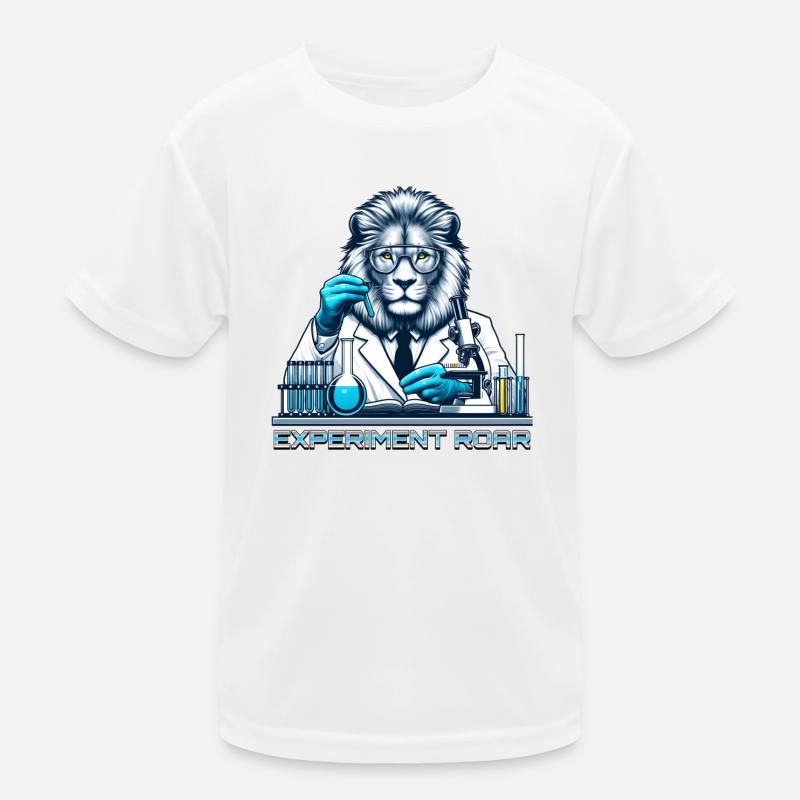 Löwen-Lab: Experiment Roar Kinder Funktions-T-Shirt