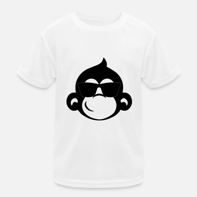 kühler Affe Kinder Funktions-T-Shirt