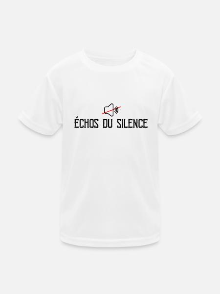 Échos Du Silence - T-shirt sport Enfant - blanc - Devant