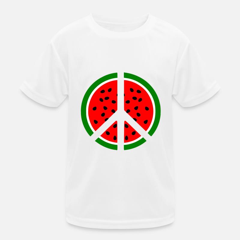 Signe de paix pastèque melon T-shirt sport Enfant