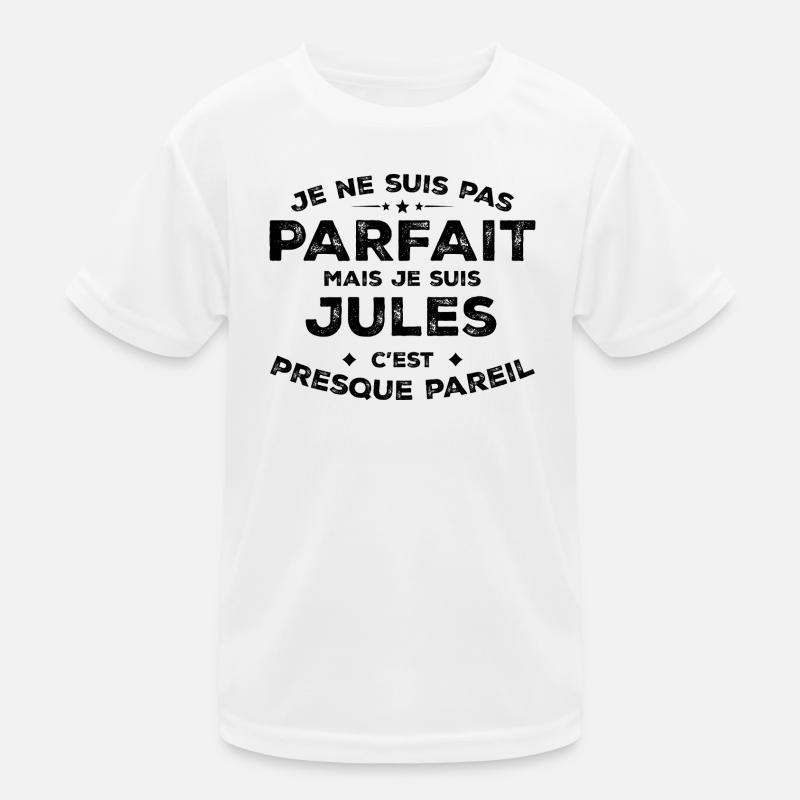 Jules Ein Vorname, eine Haltung Jules Humor Kinder Funktions-T-Shirt