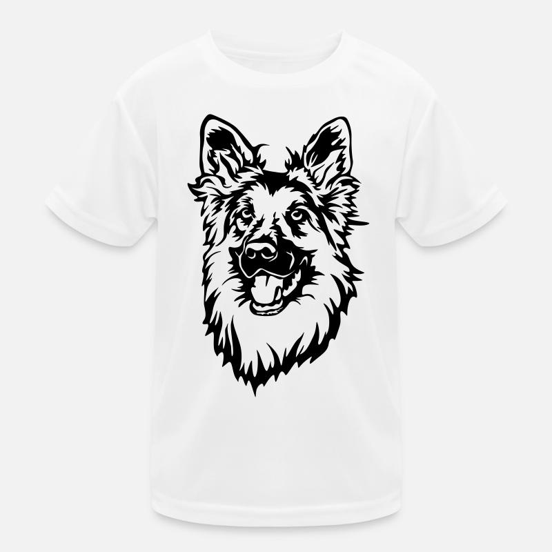 Deutscher Schäferhund Kinder Funktions-T-Shirt