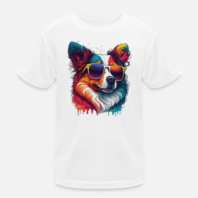 cool dog Kids Functional T-Shirt