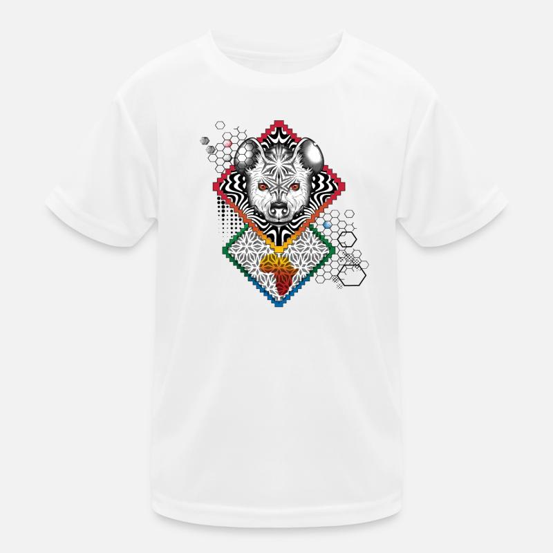 Hyène graphique Afrique T-shirt sport Enfant