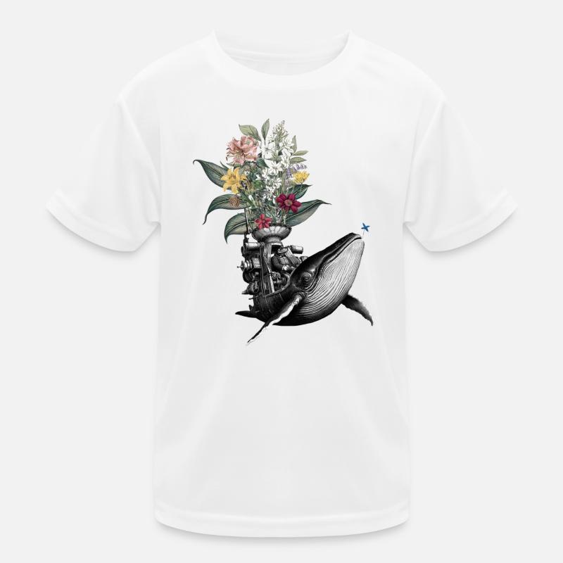 Félicitations – Grenouille, Baleine, Fleurs T-shirt sport Enfant