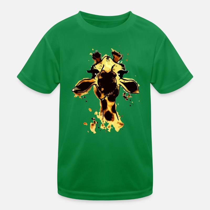 Giraffe Kinder Funktions-T-Shirt