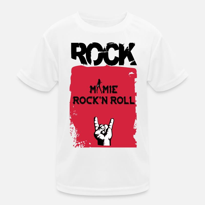 Granny rock'n roll Kids Functional T-Shirt