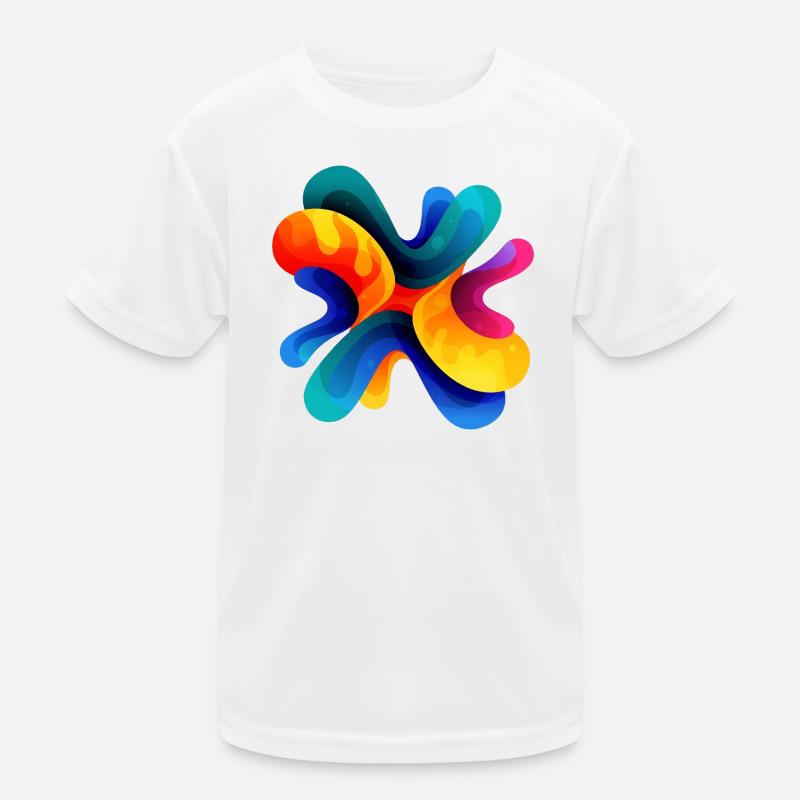 Muster Kinder Funktions-T-Shirt