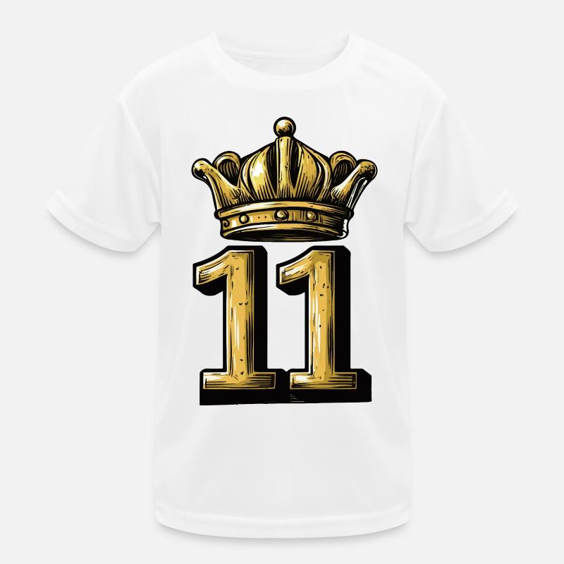 Couronne numéro 11 T-shirt sport Enfant