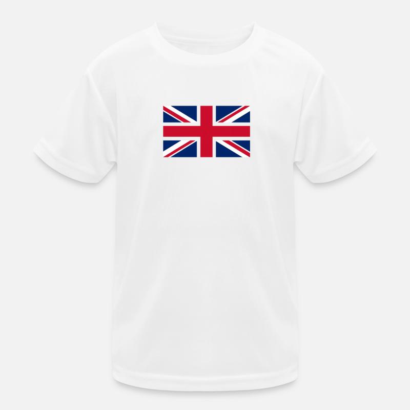 Drapeau stylisé croix diagonales UK T-shirt sport Enfant