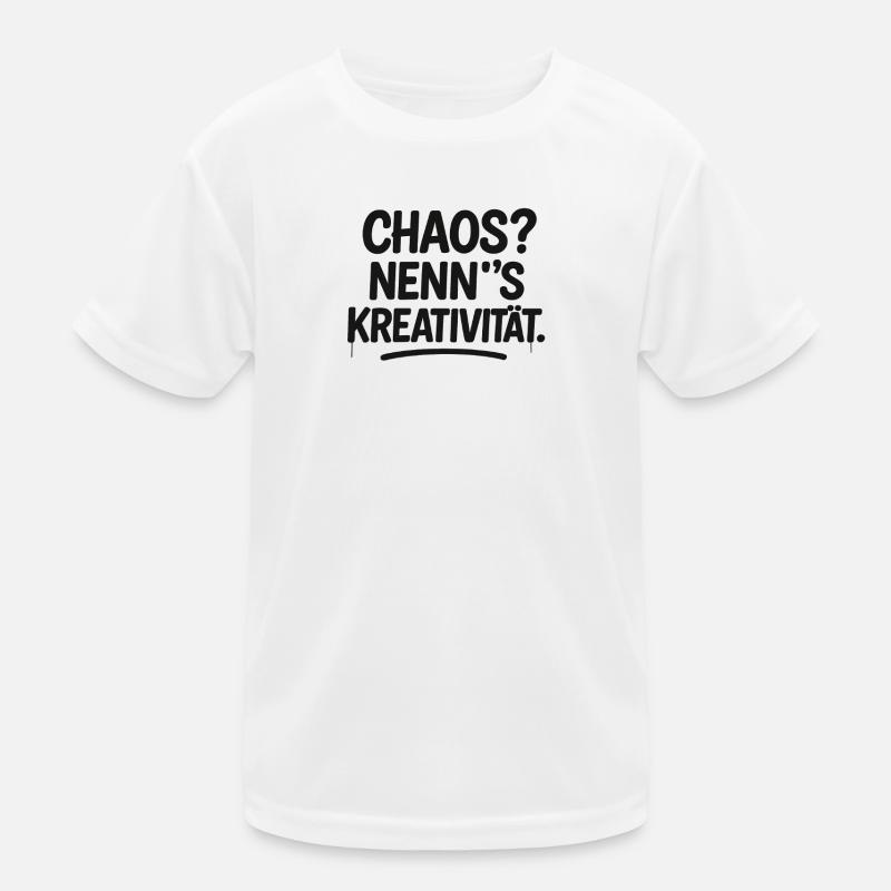 Chaos or creativity Kids Functional T-Shirt