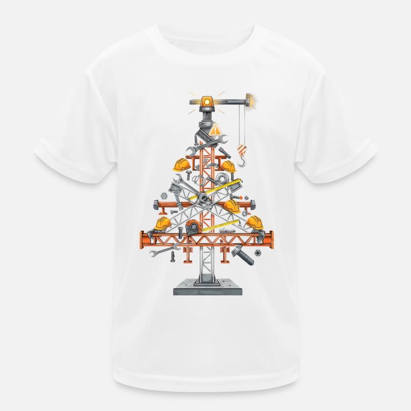 Illustration de la structure de la grue T-shirt sport Enfant