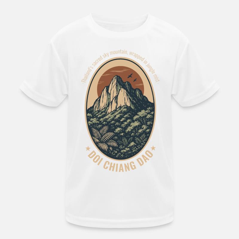 Doi Chiang Dao Berglandschaft   Kinder Funktions-T-Shirt