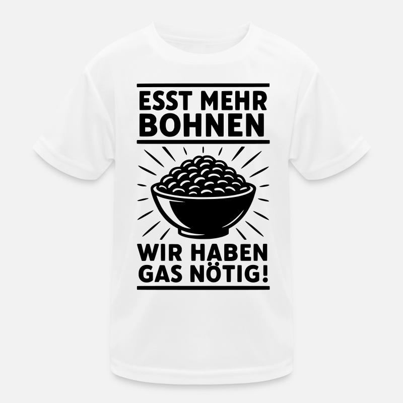 Les haricots mangent du gaz de pet T-shirt sport Enfant