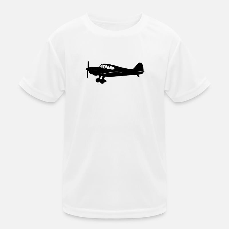 Avion Messerschmitt Bf 108 Silhouette T-shirt sport Enfant