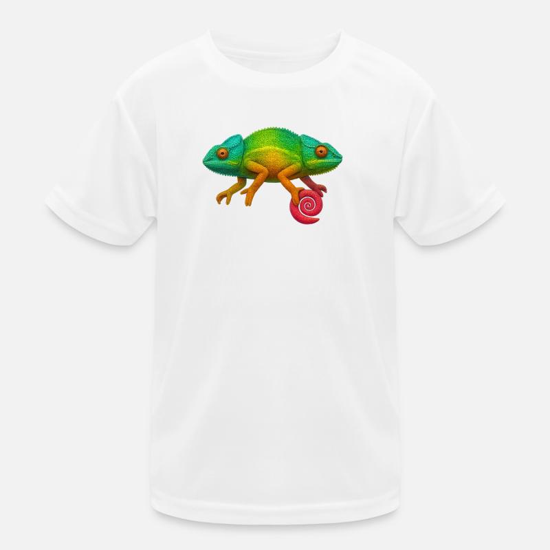 Sucette Caméléon Arc-en-ciel T-shirt sport Enfant