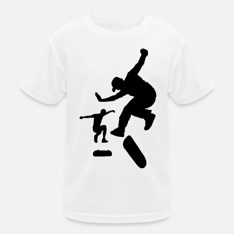 Skateboard Kids Functional T-Shirt