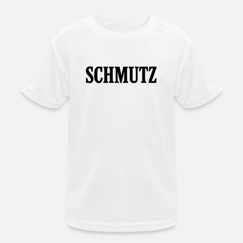 Dirt Grunge Typo Kids Functional T-Shirt