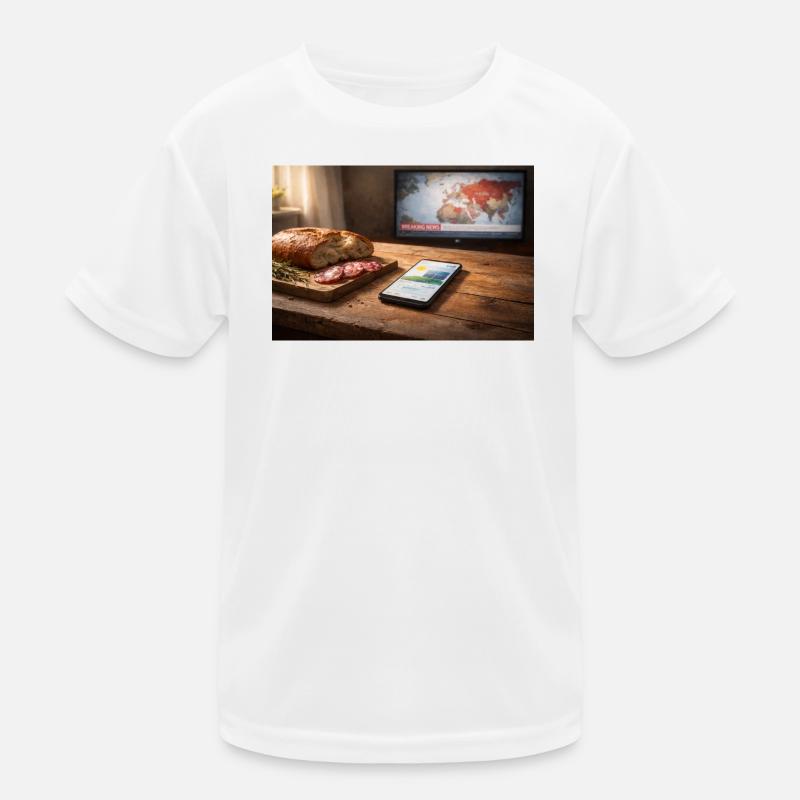 Alles, was wirklich trägt, ist einfach.  Kinder Funktions-T-Shirt
