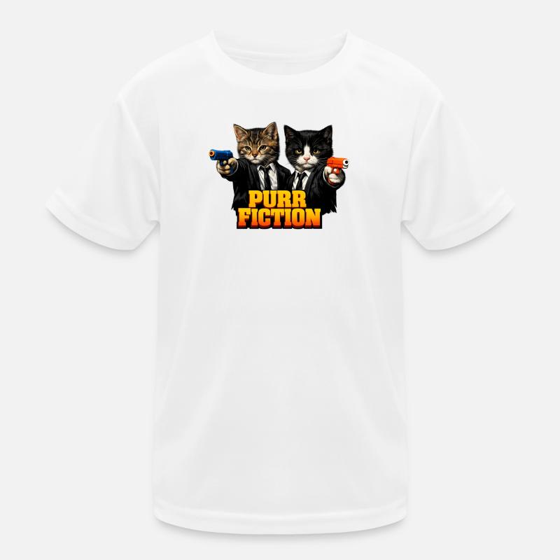 Purr fiction Kids Functional T-Shirt