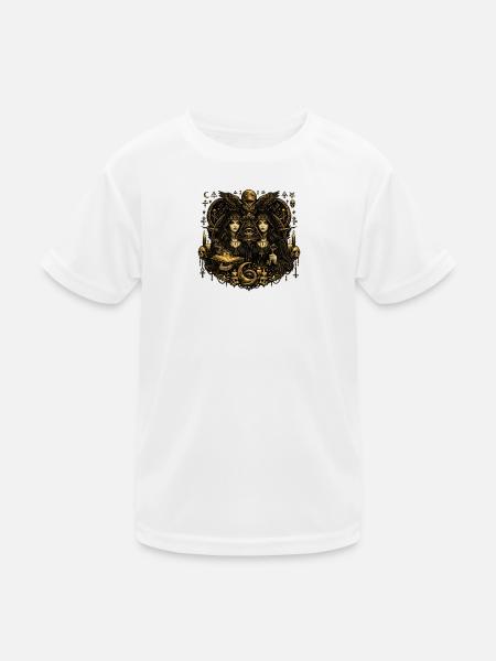 Jumeaux occultes de la connaissance - T-shirt sport Enfant - blanc - Devant