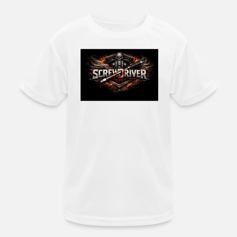 BLACK TOOL GARAGE Kinder Funktions-T-Shirt