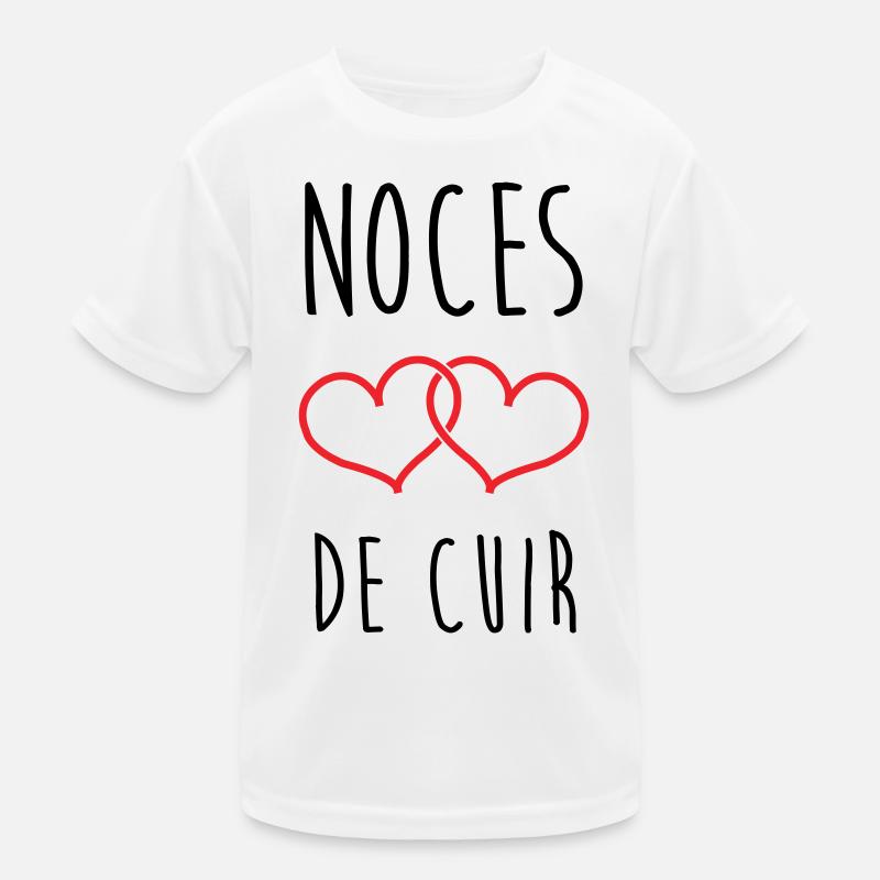 Lederhochzeit 2 Jahre Liebe Kinder Funktions-T-Shirt