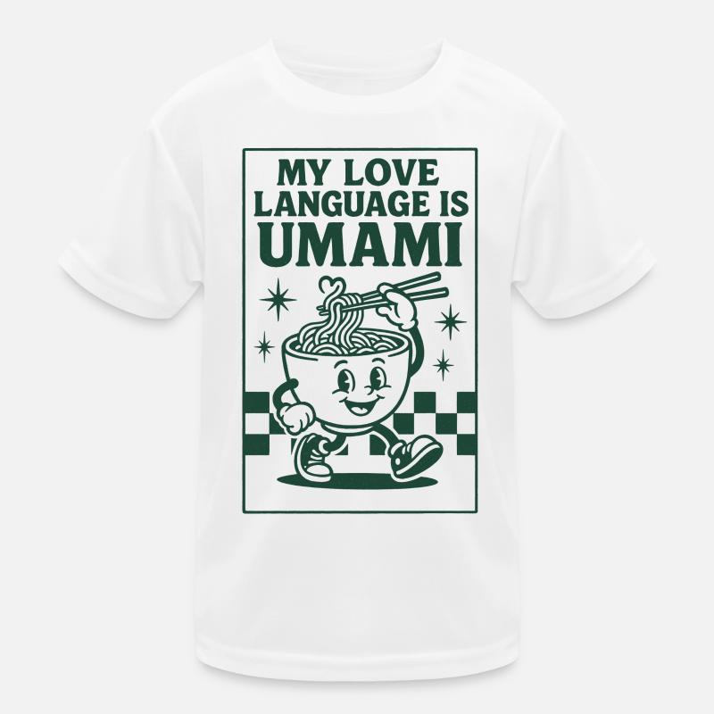 Umami ist Liebe | Ramen Nudeln Kinder Funktions-T-Shirt