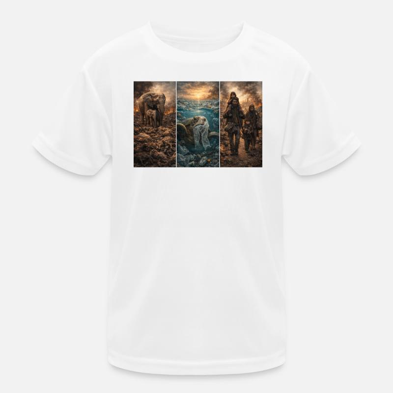 save the world Kids Functional T-Shirt