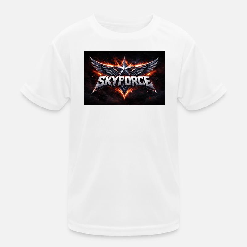 SKYFORCE - Kids Functional T-Shirt - white