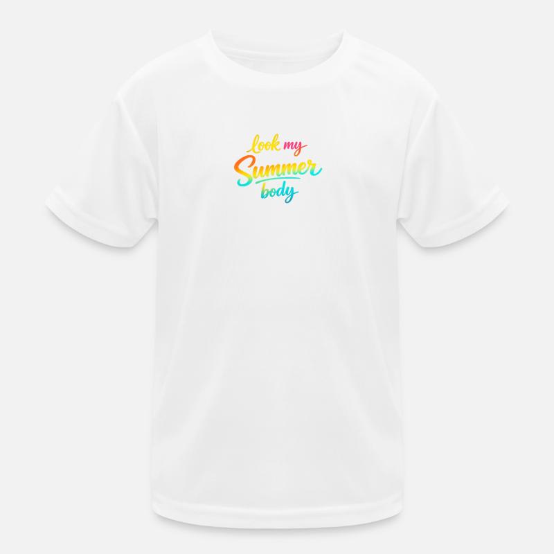 Schau, mein Sommerkörper! Kinder Funktions-T-Shirt