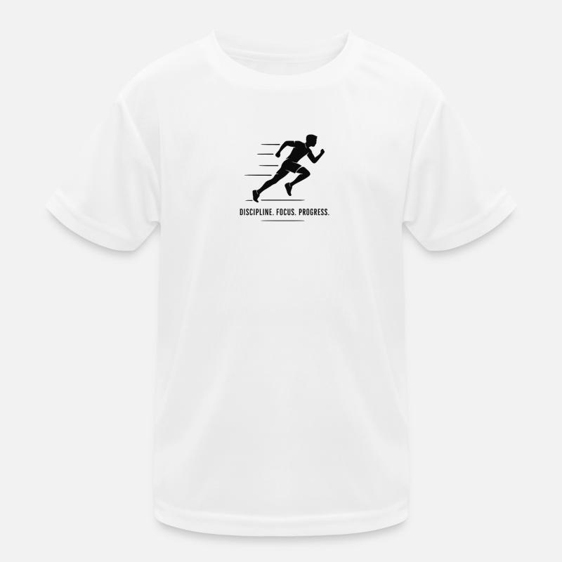 Discipline Focus Progress Runner Kids Functional T-Shirt