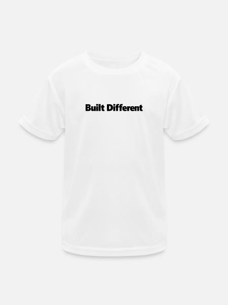 built different - Kids Functional T-Shirt - white - Front