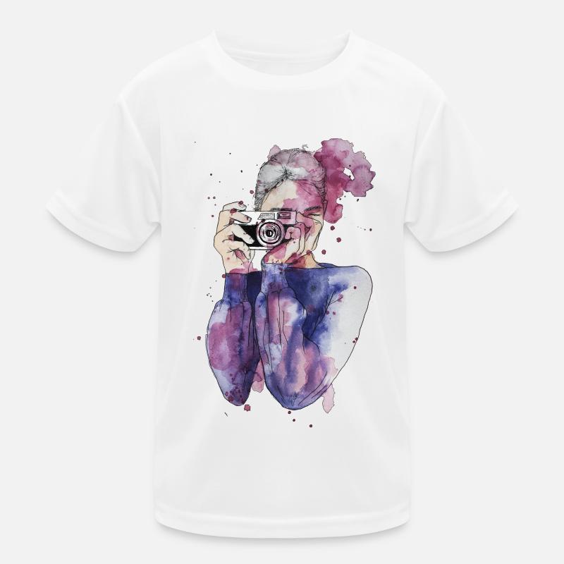 Selfie by carographic Kinder Funktions-T-Shirt