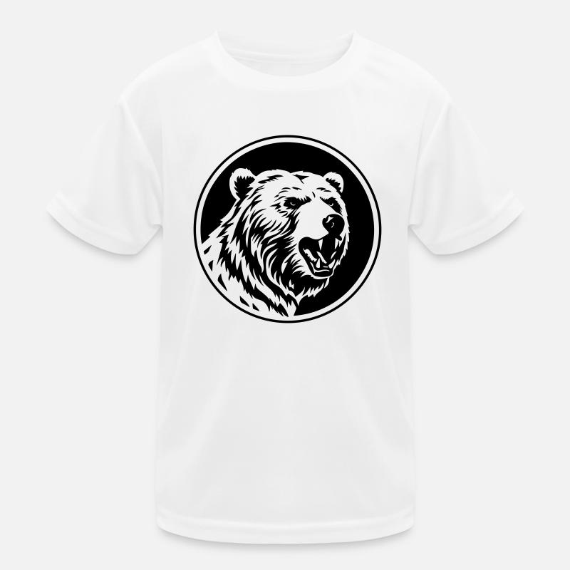 Grizzly Bear Kids Functional T-Shirt