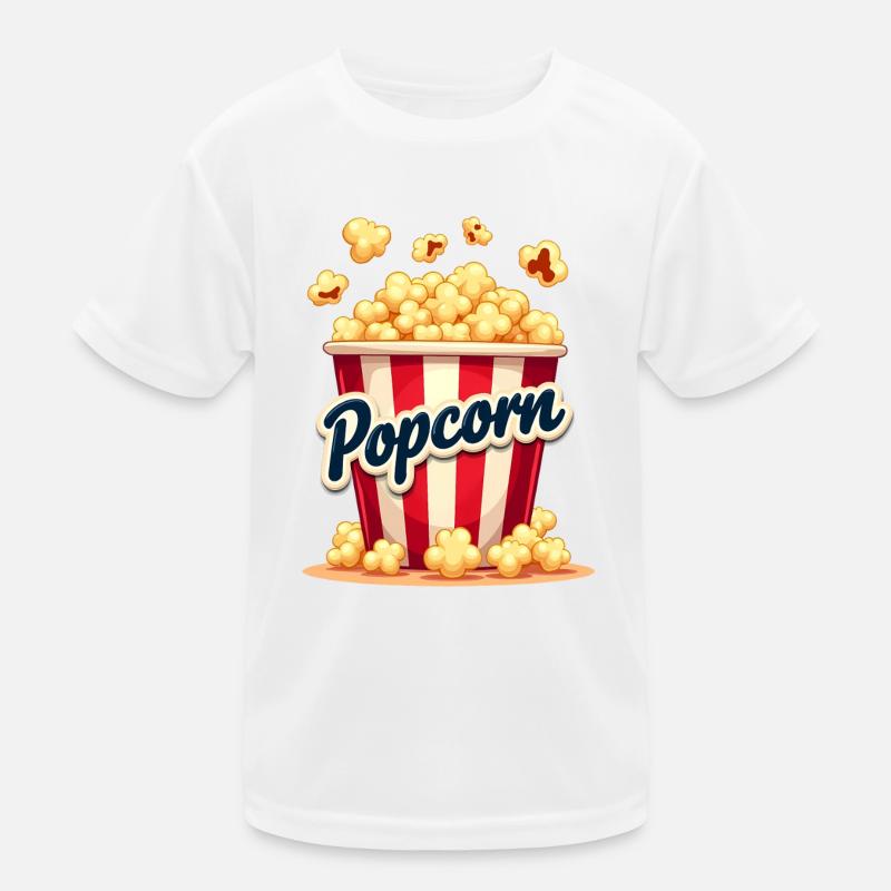 Carnaval costumé de pop-corn T-shirt sport Enfant