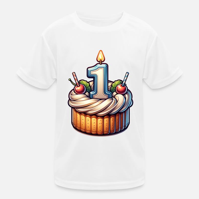 1 Geburtstag 1 Kinder Funktions-T-Shirt