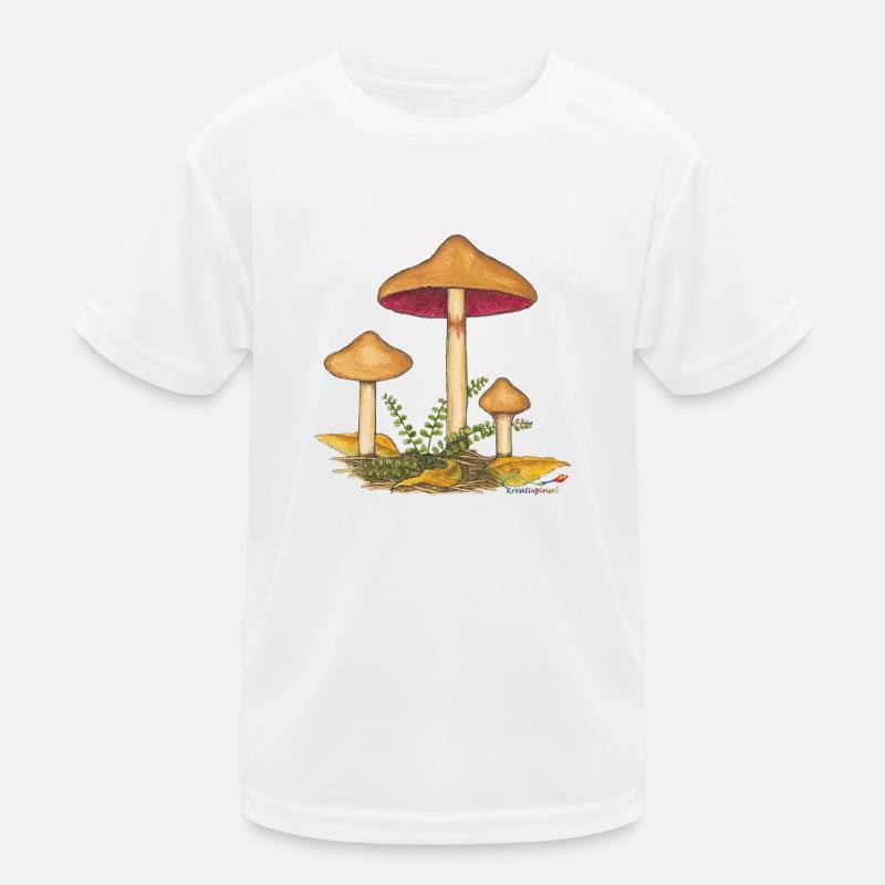 Blutblättriger Hautkopf Kinder Funktions-T-Shirt