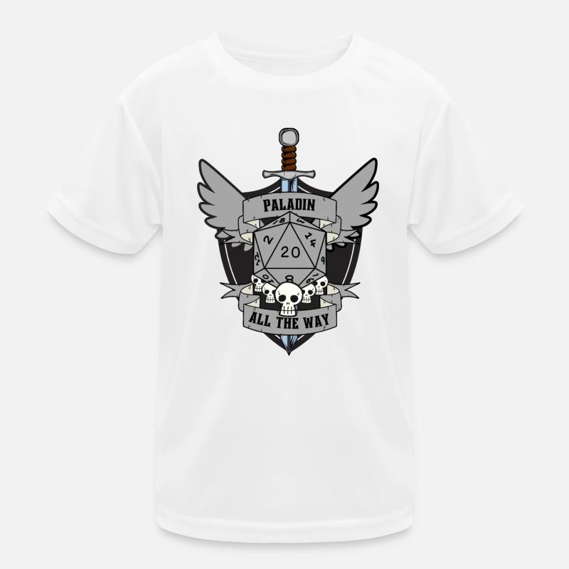 Paladin All The Way Grey Kids Functional T-Shirt