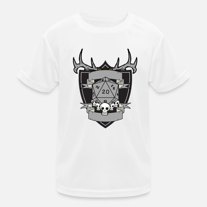 Druid empty grey Kinder Funktions-T-Shirt