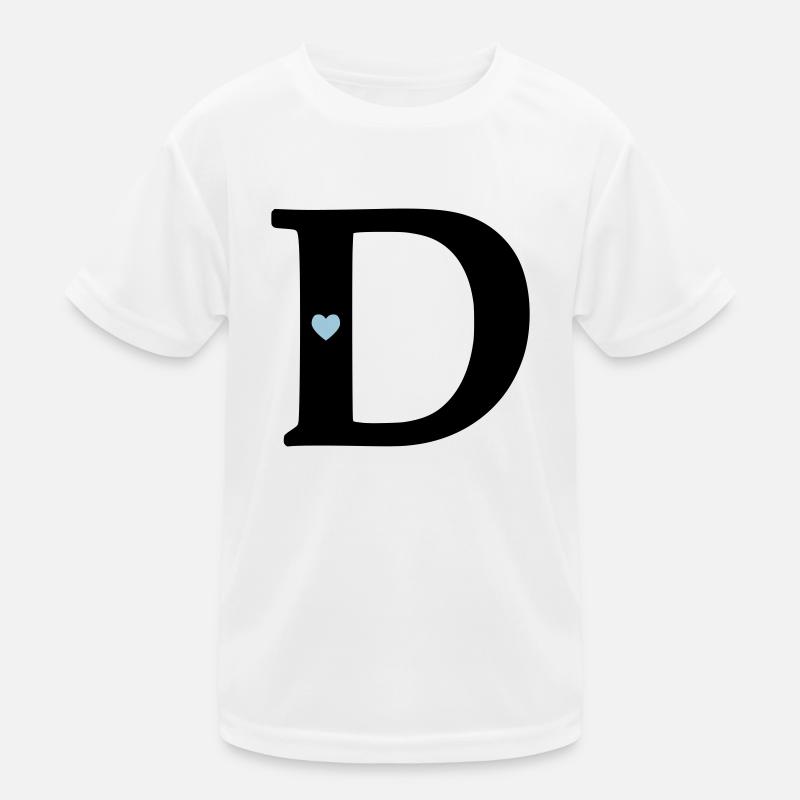 point d Lettre initiale T-shirt sport Enfant