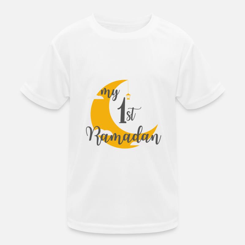 My first Ramadan/ 1st Eid /Muslim /Islam/Allah Kids Functional T-Shirt